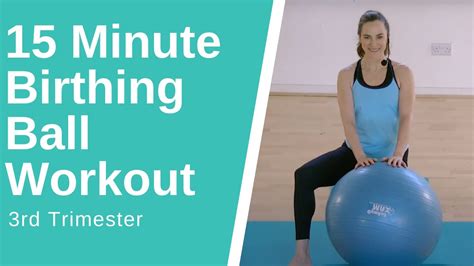 using an exercise ball third trimester