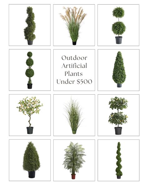 Using Artificial Plants Outdoors