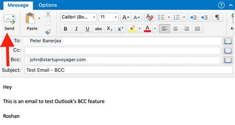 using bcc to send mass email