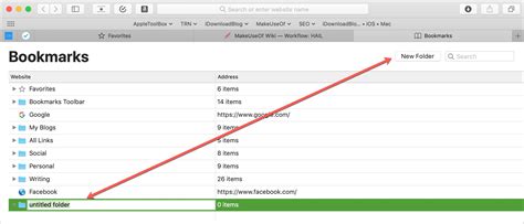 Using Bookmarks In Safari