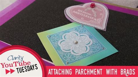 Using Brads In Card Making