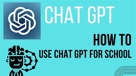 using chat gpt for school work