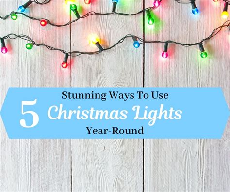 Using Christmas Lights Year Round
