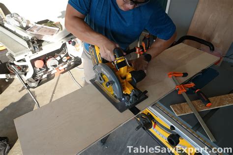 Using Circular Saw As Jointer