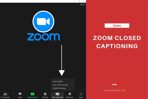 using closed captioning in zoom