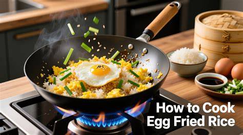Using cold rice for fried rice