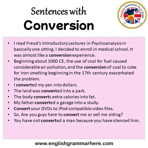 Using Conversion Words