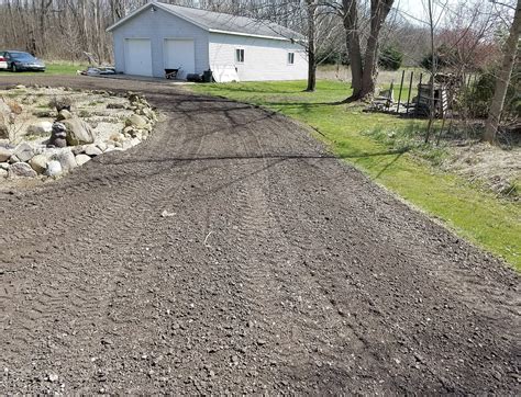 using crushed asphalt for driveway