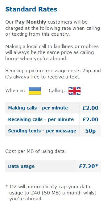 using data abroad o2