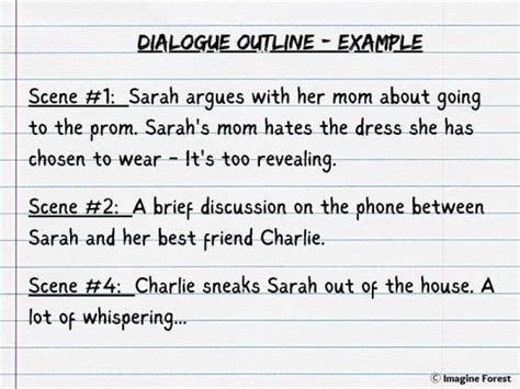 using dialogue in a story