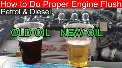 Using Diesel To Flush Engine