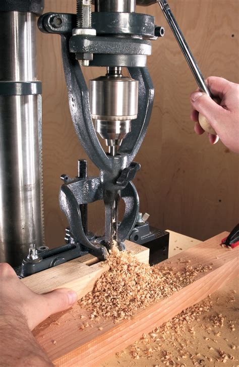 Using Drill Press As Mortiser