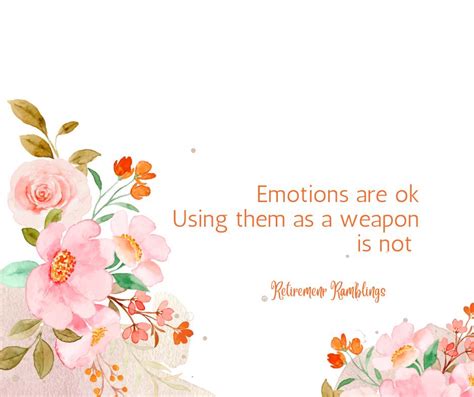 Using Emotions As A Weapon