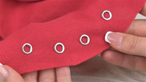 Using Eyelets In Fabric