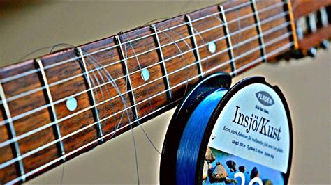 Using Fishing Line For Guitar Strings