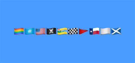 using flag emojis to communicate
