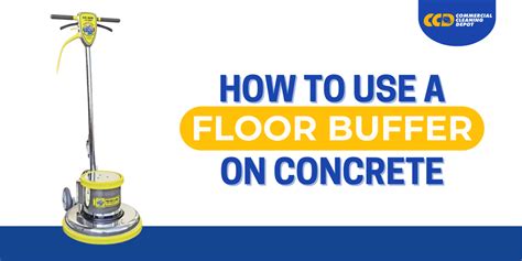 Using Floor Buffer On Concrete