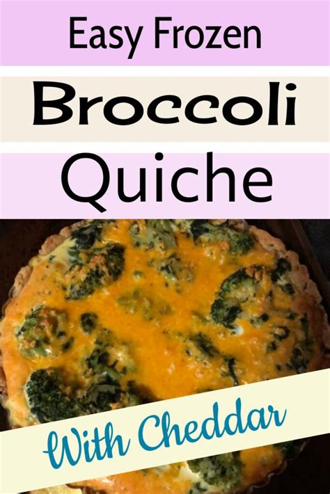 Using Frozen Broccoli In Quiche
