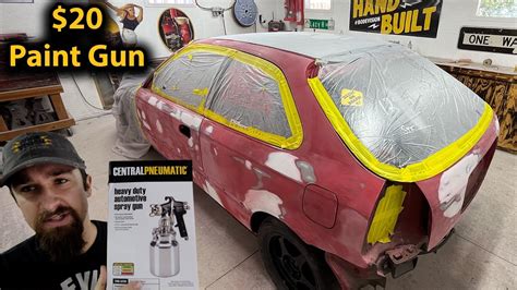 Using Harbor Freight Paint Gun