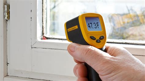Using Infrared Thermometer To Find Drafts