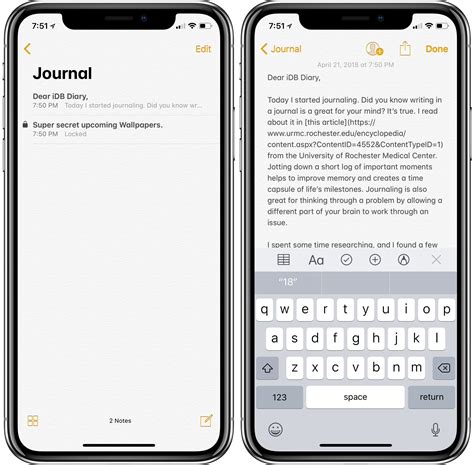 Using Ios Notes For Journaling