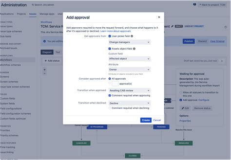 using jira for approval workflow