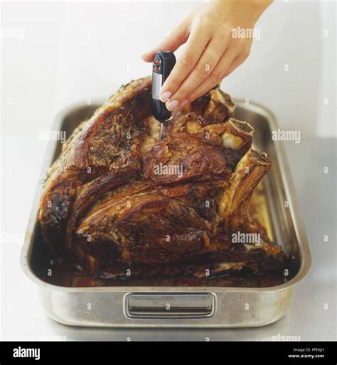 Using Meat Thermometer for Beef Joint