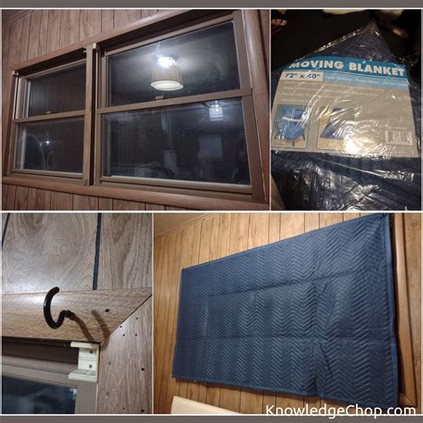 Using Moving Blankets For Insulation