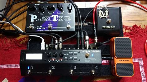Using One Expression Pedal Multiple Effects