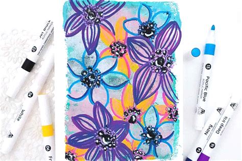 Using Paint Markers On Canvas