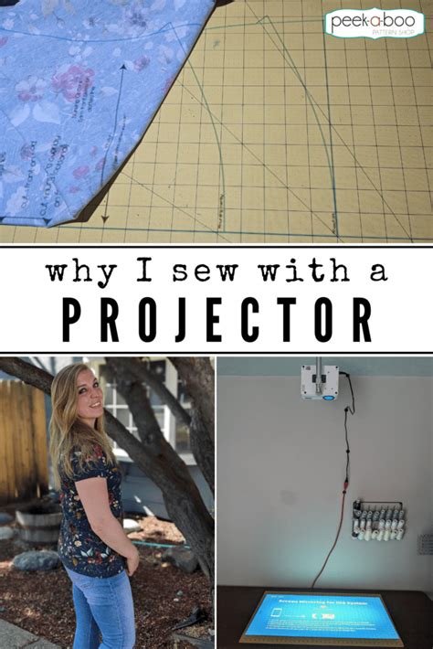 Using Projector For Sewing Patterns