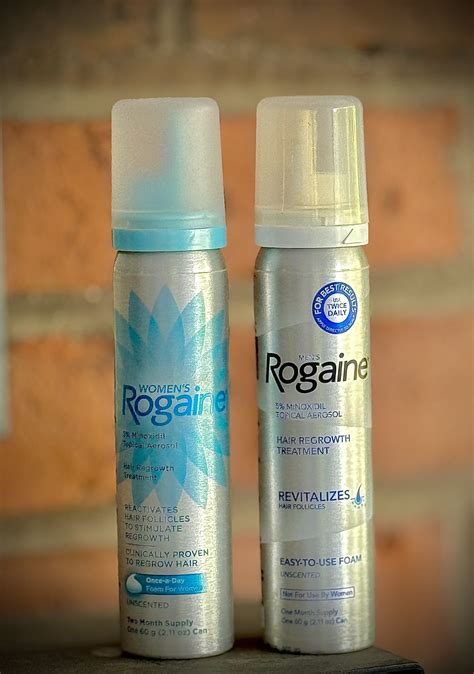using rogaine on front of scalp