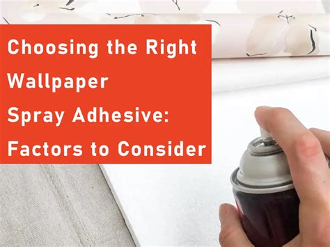 Using Spray Adhesive On Wallpaper