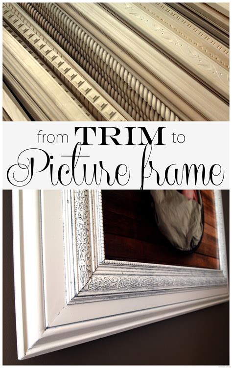 Using Trim To Make A Picture Frame