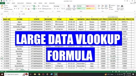 Using Vlookup With Large Data