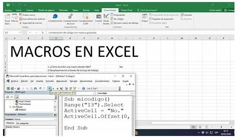 Para Que Sirven Las Macros En Excel Ejemplos Opciones De Ejemplo - Vrogue