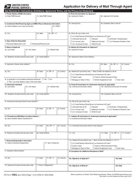 USPS Form 1583 Complete, Sign and Notarize Online
