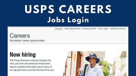 usps careers login page - job search