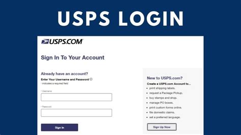 usps login account forgot password