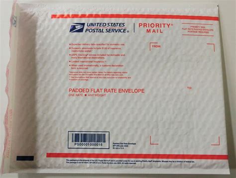 Usps Priority Mail Flat Rate Bubble Envelope
