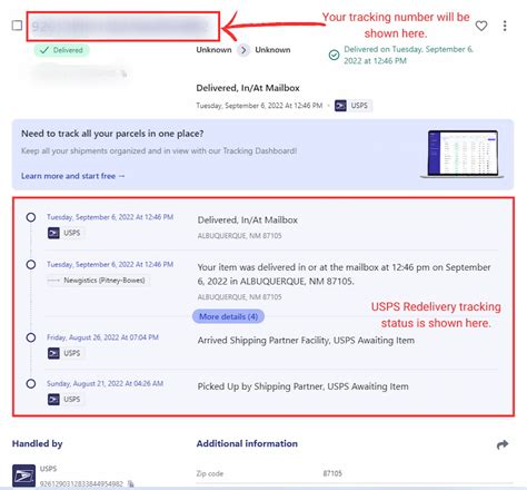 usps redelivery tracking