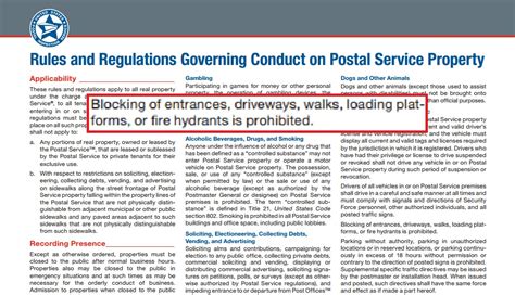 Usps Rules For Employees