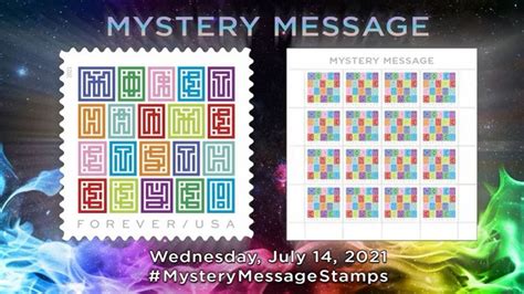 Usps Stamp Mystery Message