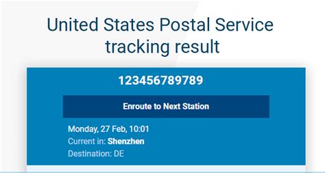 usps tracking estados unidos