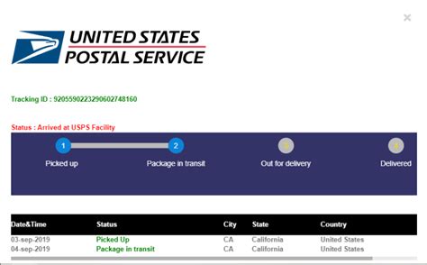 usps tracking number tracking information