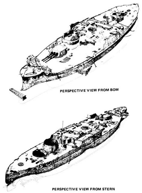 uss arizona damage diagram