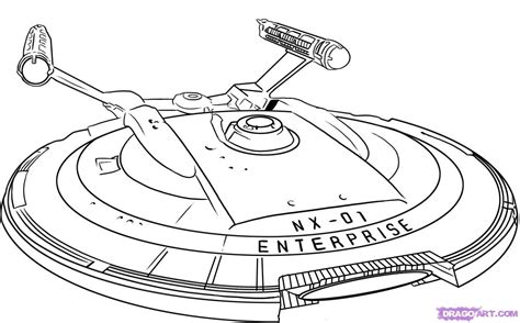 uss enterprise coloring pages