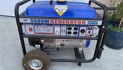 Ust 5500 Watt Generator Manual