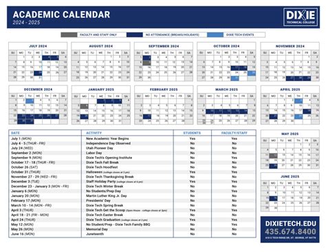 Ut Spring Calendar