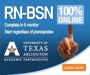 uta rn bsn degree plan